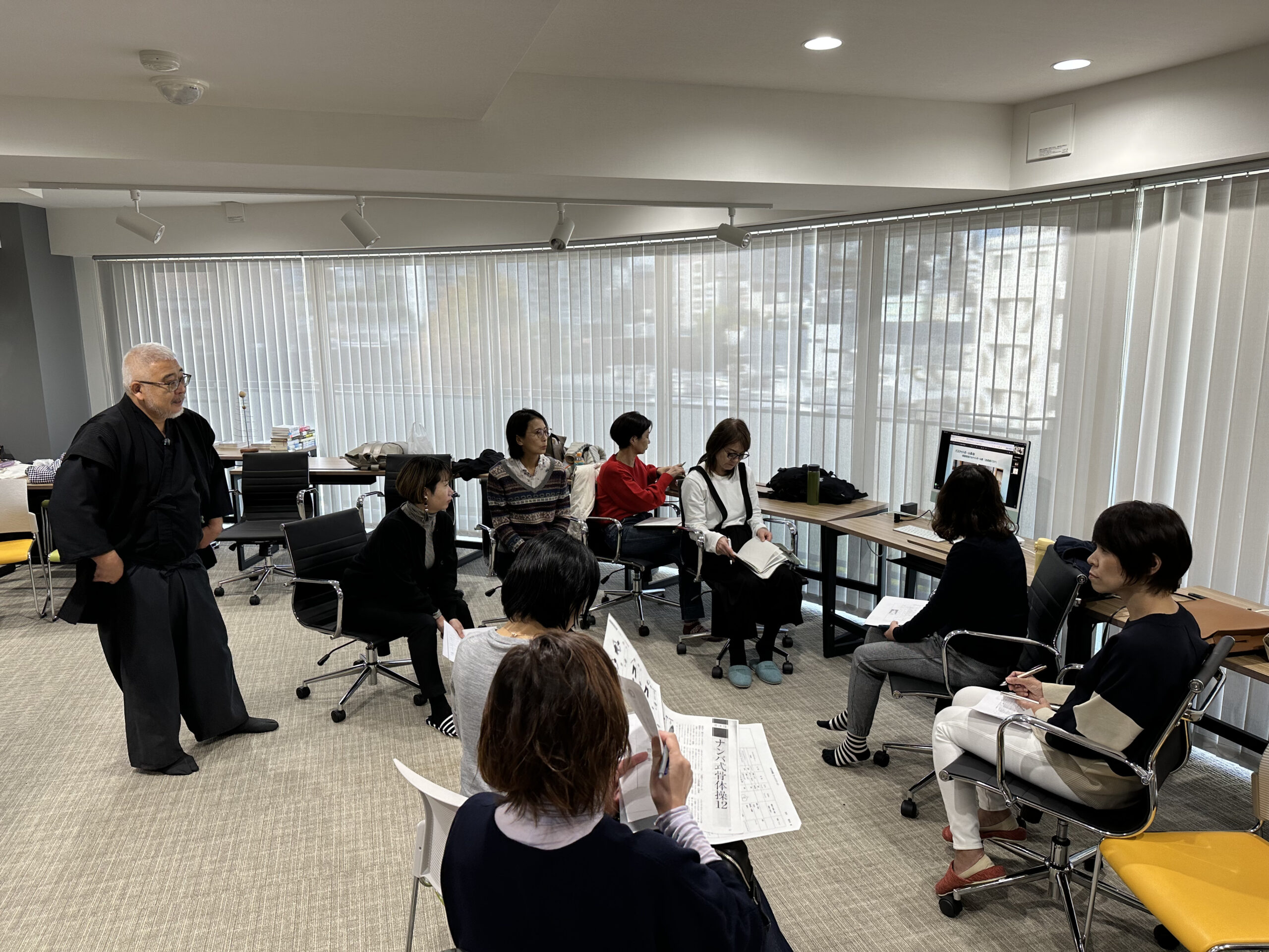 中庸古武道第5講の様子