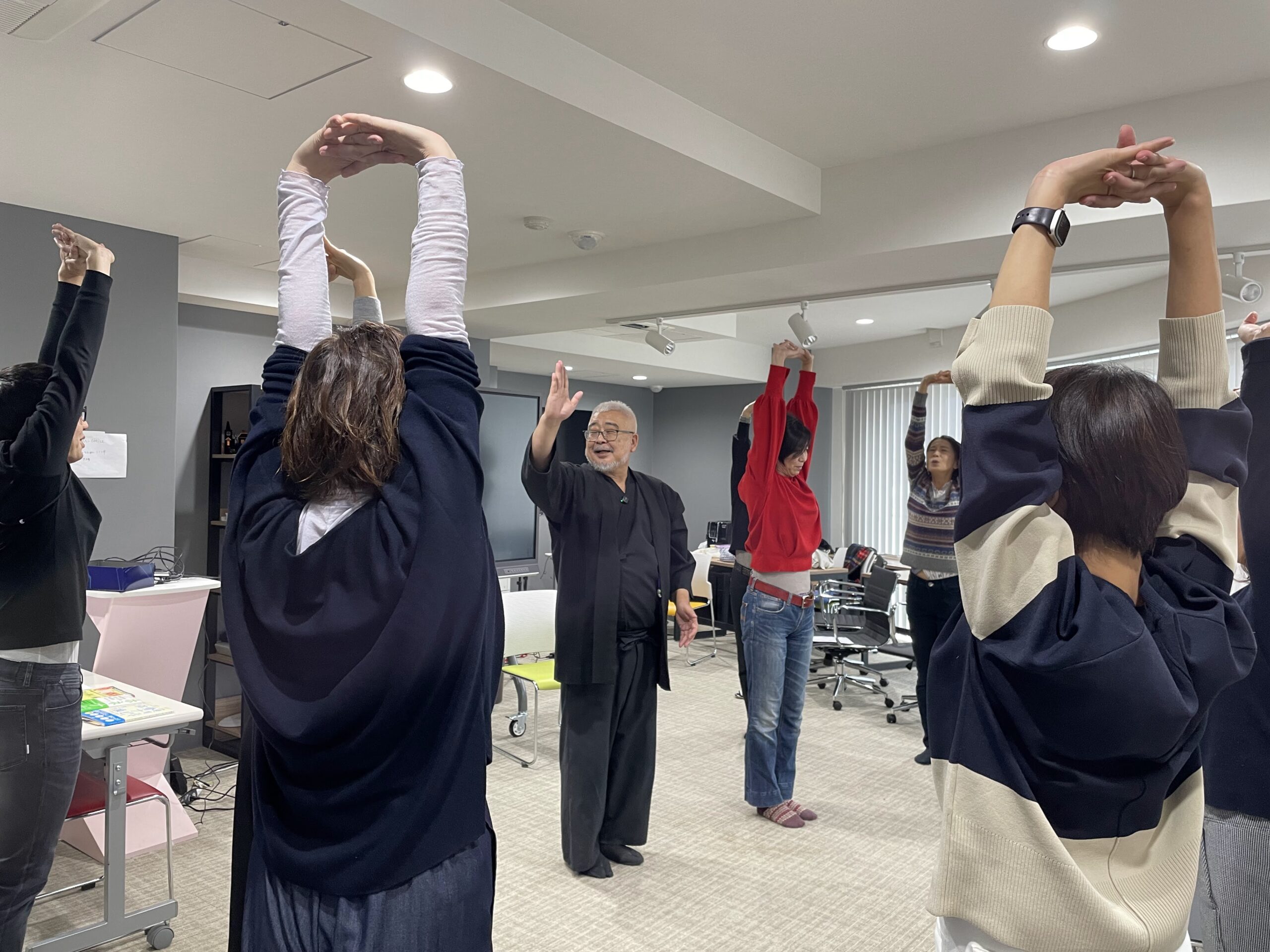 中庸古武道第5講の様子